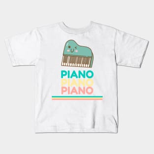 Cute Piano Kids T-Shirt